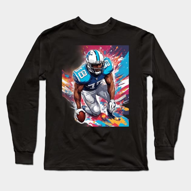 American Football Field Goal Long Sleeve T-Shirt by animegirlnft